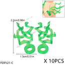 10PCS Special Effects Pieces Arm Fist Wind Lightning Leg Flames Assemble Scene Bricks Weapons Accessories Kids Toys