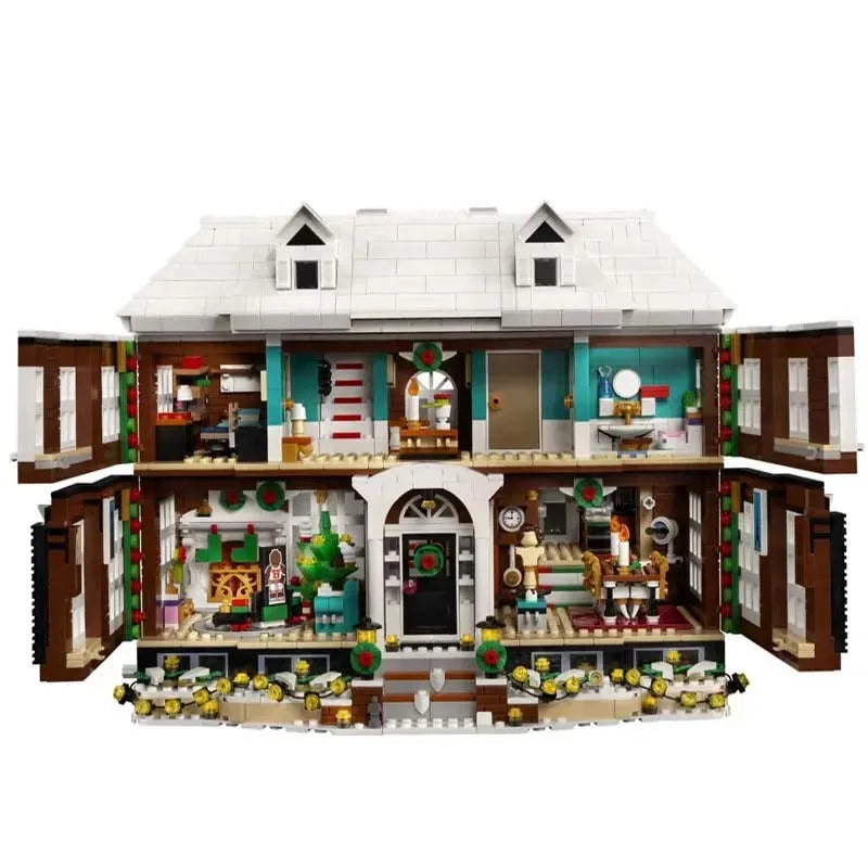 3955 PCS Home Alone House Model Building Blocks Bricks Educational Toy For Boy Kids Christmas Birthday Gifts Compatible21330