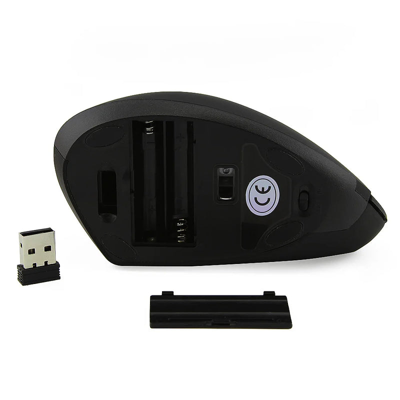 CHYI Ergonomic Vertical Mouse 2.4G Wireless Computer Gaming Mice USB Optical DPI Mouse Right Left Hand For Laptop PC Desktop