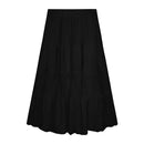 Korobov Sweet A-line Skirts for Women Faldas Para Mujeres Autumn New High-waisted Slim Fairy Cake Skirt Vintage Y2k Long Skirt