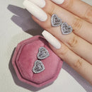2026 Rosa Silber Farbe Zirkon Ohrstecker Für Frauen Ohrringe Mädchen Party Geschenk 1 Dollar Artikel Gothic kostenloser Versand y2k Schmuck Z7