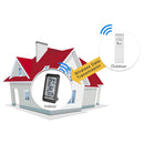 2022 LCD ℃/℉ Digital Wireless Indoor/Outdoor Thermometer Clock Temperature Meter With Transmitter
