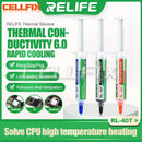 Relife RL-407Thermal paste (black/blue/pink) efficient heat conduction fast cooling for phone computer graphics card maintenance