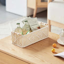 Makramee Aufbewahrungskörbe Boho Deko Box Handgemacht Gewebt Dekorative Arbeitsplatte Toilettentank Regal Schrank Organizer für Schlafzimmer