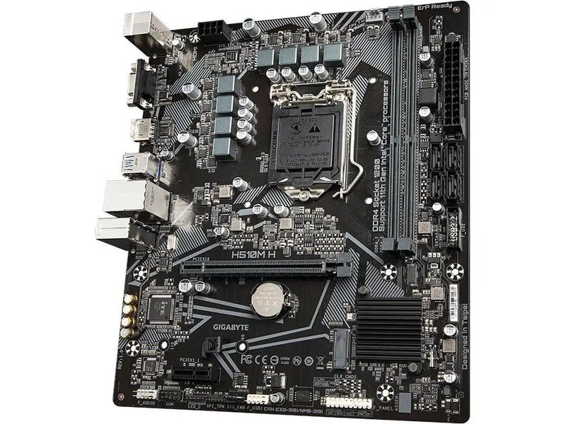 Used For Gigabyte H510M H Motherboard Intel H510 LGA 1200 Support 2×DDR4 MAX Up 64GB USB3.2 Micro ATX Support 11th/10th gen CPU