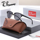 RBsunny Classic Polarized Sunglasses Men Women Retro Half Frame UV400 Glasses Male Popular Anti-glare Travel Driving Eyewear