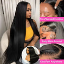 The Veil | 13x6 HD Lace Front Wig, Pre-Plucked Bone Straight