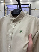 Brand Luxury Men's Shirt 100% Cotton Exquisite Embroidery Long Sleeve New Spring Korean Fashion Casual Shirt Men's Clothing 2024