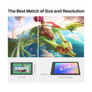 Huion Kamvas 16 (Gen 3) Graphics Tablet 15.8 Inch Display 2.5K QHD Screen with Dual Dials PenTech 4.0 Stylus 16K Levels Pressure