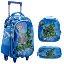 Boy Girl's School Backpack Boy Waterproof Resistant Bag With Lunch Bag and Kit2024 Case