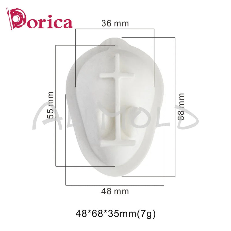 6 Holes Rabbit Easter Silicone Mold Single 3D Bunny Cake Mould Handmade Soap Candle Model Mousse Cake Decorating Tools Bakeware