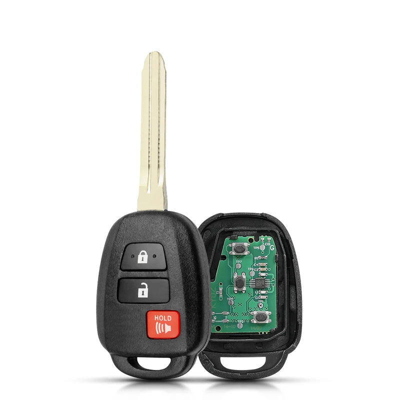 KEYYOU FSK GQ4-52T For Toyota RAV4 LE XLE Highlander LE 2013- 2017 Sequoia Tundra Tacoma 314.4Mhz /315mhz H Chip Remote Car Key