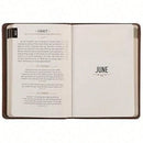Men Inspirational Daily Prayer Notebook 365 Days Prayer Tracking Journal Brown Cover Religious Diary Book