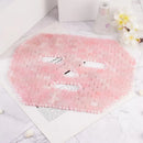 Rose Quartz Face Mask Cold Therapy Skin Care Tools Facial Cooling Massager Wrinkle Removal 100% Natural Jade Crystal Sleep Mask