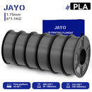 JAYO 3D Filament PLA +/PETG/PLA 1.75MM +/- 0.02MM 6Rolls Coloful Neatly Wound 3D Printing Material For 3D Printer&Pen 1.1KG/ROLL