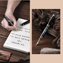 New HongDian Hand-Drawing Fountain Pen Blue Magpie Nib Fountain-Pens Gift Office Business Writing Stationery Supply