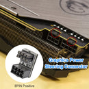 ATX 8Pin 6Pin Female to Male 90/180 Degree Angled Turning Connector Power Adapter Elbow Head for Graphics Video Card GPU Adapter