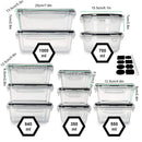 The Fresh Keep | 12-Piece Sealed Refrigerator Storage Box Set