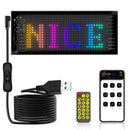 Auto-LED-Matrix-Pixel-Panel DIY RGB-Beleuchtung Graffiti Laufschrift Windschutzscheiben-Werbebildschirm Bluetooth APP-Steuerung