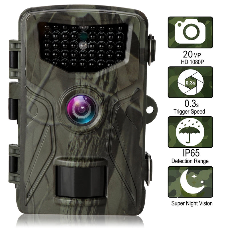 20MP 1080P Hunting Trail Camera Wildlife Tracking Surveillance HC804A Infrared Night Vision Wild Cameras Photo Traps