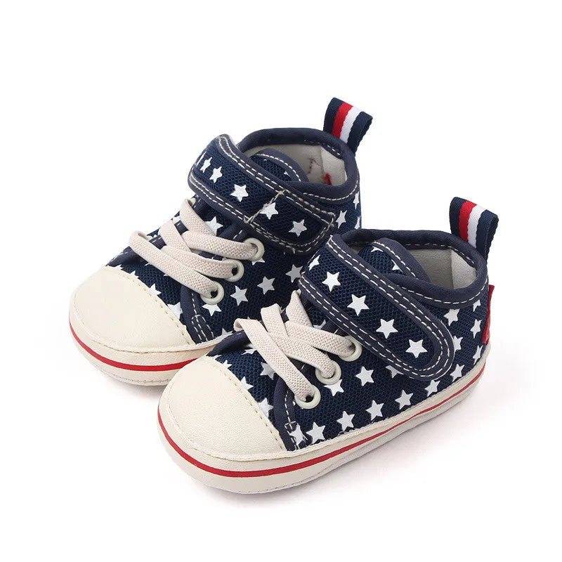 2022 New Fashion Baby Shoes Sneakers Newborn Girls Boys Soft Sole Casual Shoes Infant Anti Slip Mesh First Walkers For 0-18M