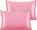 2 Pack Silk Satin Toddler Pillowcases 30X50CM, Super Soft and Silky Cooling Travel PillowCases for Nursery, Kids, Boys Girls