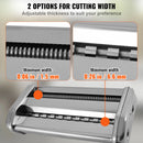 SucceBuy Manual Pasta Maker Machine Set Stainless Steel Slicer Fresh Noodle Rollers Cutter Home-Appliance