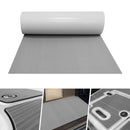 Gray W/O Stripes EVA Foam Teak Sheet Marine Flooring 35.4Inchx94.5Inch Yacht Synthetic Boat Decking Self-Adhesive Pad