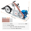 SucceBuy Belt Grinder Sander 72 x 2-Inch Variable Speed Polisher 1500W 2HP Polishing Grinding Machine Metalworking Knife Making