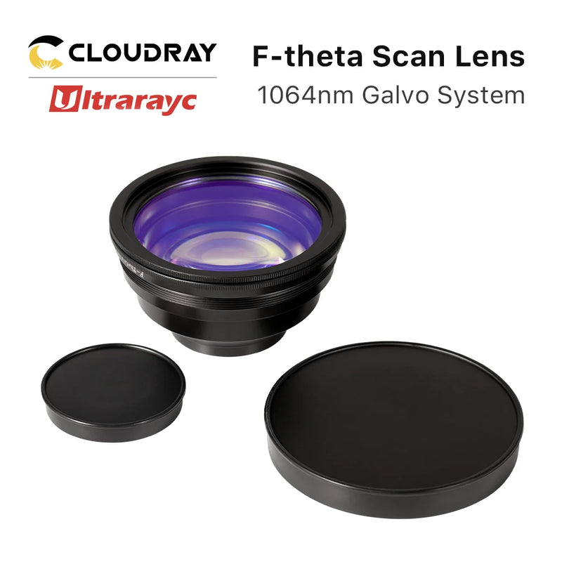 Ultrarayc F-theta Lens 1064nm Focus Lens Laser Focal length 63-420mm Scan Field 50×50-400×400 for YAG Fiber Laser Galvo System