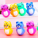 15 Pcs Mini Cartoon Tumbler Kids Party Bulk Toys Birthday Gift Giveaway Pinata Filler Easter Christmas Carnival Party Favor Pack