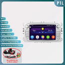 Hizpo 7 Inch Car Radio Multimedia for Ford Focus S-Max Mondeo Galaxy C-Max Kuga Navigation GPS Audio 2din Android 13 Autoradio