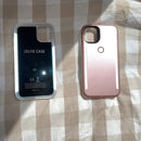 Selfie Light Phone For iPhone 11 12 13 14 Pro Max Case For iPhone XS MAX with Lights Flash Luxury For iPhone 7 8 6 6S  X Cover