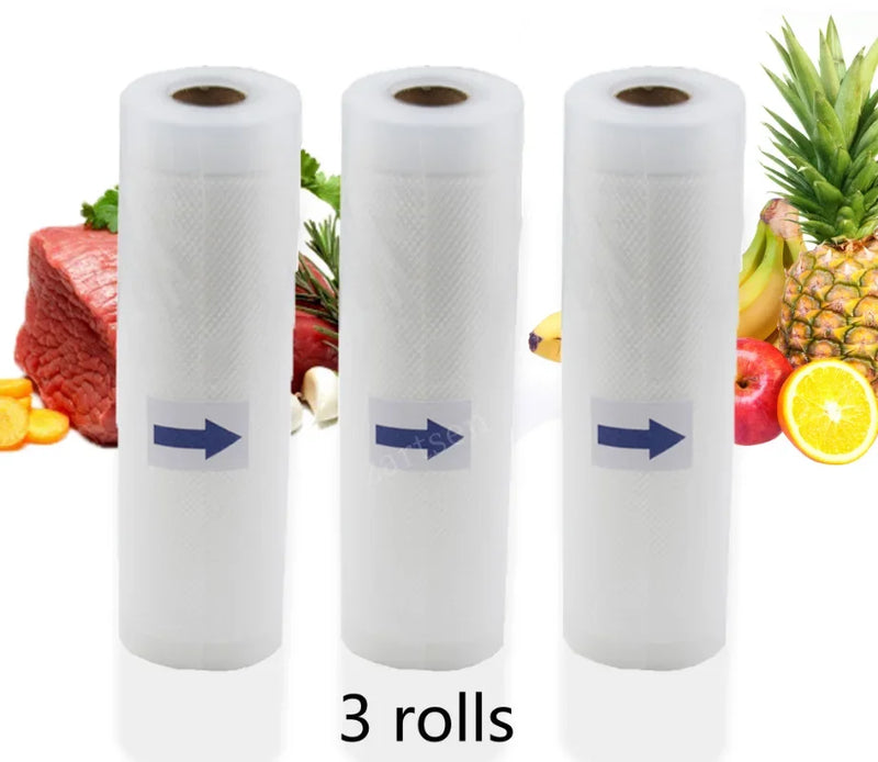 BPA FREE Household Food saver Vacuum bag Storage Bags Machine Film Sealer Vacuum Packer Saran Wrap Food Fresh Keeping 1 Roll