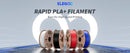 ELEGOO RAPID PLA+ Filament 1.75mm, 3D Printer Filament, Support 30-600mm/s Printing Speed, Compatible with Most FDM 3D Printers