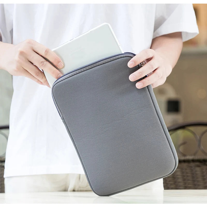 15.5*18.5cm Case for kobo libra H2O For libra 2 For libra 7 inches Soft Sleeve ereader zipper Bag