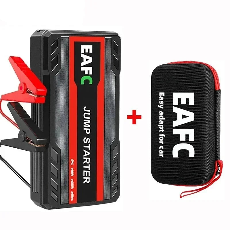 EAFC 12V Car Jump Starter 600A Power Bank Portable Car Battery Booster Charger Starting Device Auto Emergency Start-up Lighting