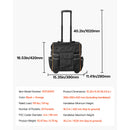 The Mobile Arsenal | 110Lbs Rolling Tool Organizer — 25-Pocket Pro-Grade Mobile Workshop