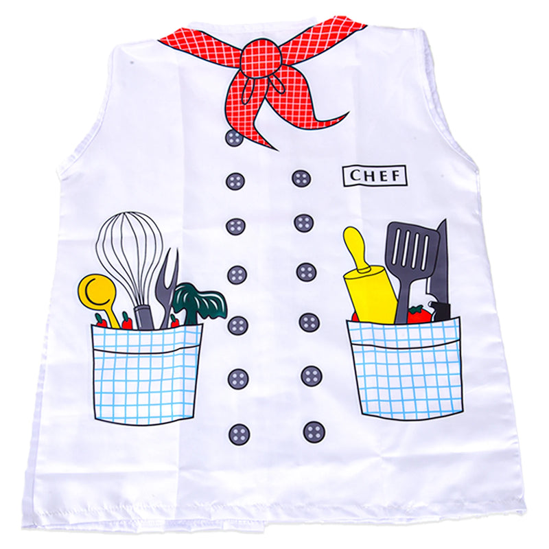 Chef Uniform Kitchen Toys  Cooking Kitchen Utensils Children's Kitchen Supplies Set Baking Tools Christmas Birthday Toys For Chi