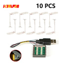 10PCS 0.8mm Pin RGB LED Building Blocks USB Lamp DIY Street Light City Electric Decorate 1X1 Brick Compatible All Brands