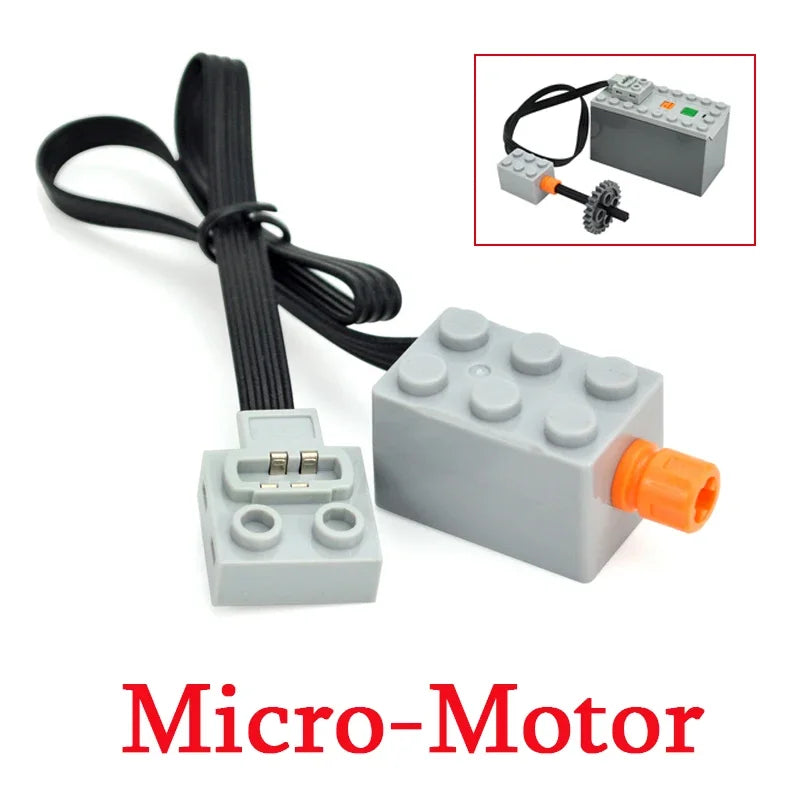 Mini Motor Micro Motor Building Blocks Power Group Module Engine Car Bricks PF Technical Toy for C61018 C61019 Leduo Parts