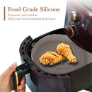 3Pcs/Lot Air Fryers Silicone Pot Chicken Basket Mat For AirFryer Oven Baking Tray Round Replacemen Grill Pan Accessories