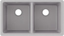 Quartz Classic Eu3322Gs0 Greystone Equal Double Bowl Undermount Sink