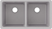 Quartz Classic Eu3322Gs0 Greystone Equal Double Bowl Undermount Sink