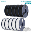 SUNLU 10KG PETG/ABS Filamente 10 Rollen 3D-Filament 1KG/Rolle 1.75mm 100% Filament ordentlich aufgereiht für den 3D-Druck aus der EU USA