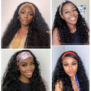 The Curl Halo | 3-in-1 Drawstring Half Wig, Brazilian Remy Curly