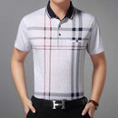 2022 Heißes echtes Bodybuilding-Kurzarm-Poloshirt für Herren Karierte Polos Sommer Pol T-Shirts Herren Business-Poloshirt Jersey 1398