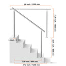 The Anchorage | Stainless Steel Outdoor Transitional Handrail System