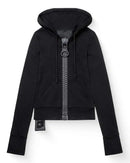 Y2K street Harajuku loose oversized zipper multi-pocket hoodie American fashion trend solid color oversized hoodie for women