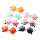 Kids Cute Candy Color Sunglasses Boys Girls Retro Round Frame Sun Glasses UV 400 Wild British Style Children Eyewear Accessories